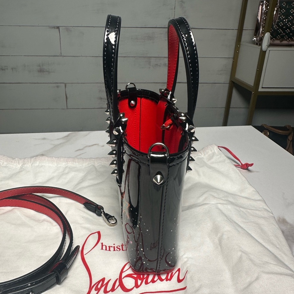 Christian Louboutin Cabata East West Tote Printed Patent Nano - Picture 4 of 10